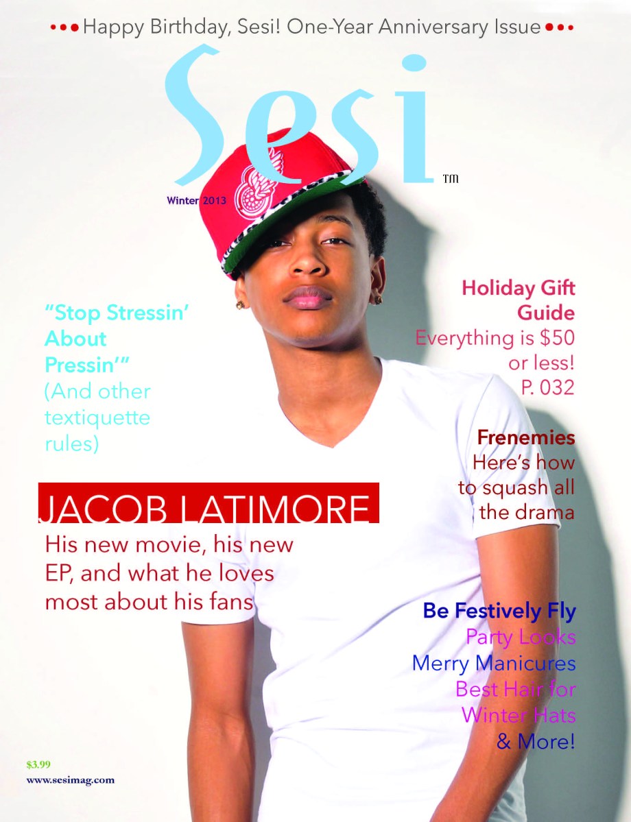 Winter 2013 Issue Featuring Jacob Latimore on the Cover