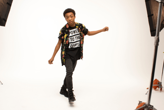 Asante Blackk behind-the-scenes of his Sesi shoot