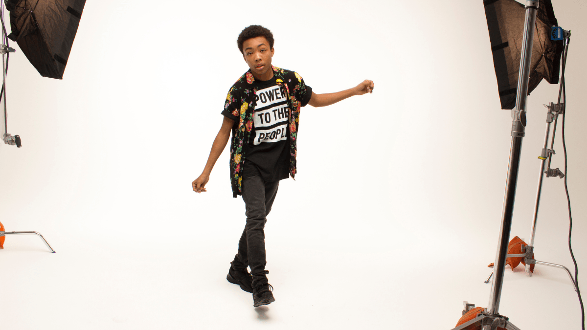 Asante Blackk behind-the-scenes of his Sesi shoot